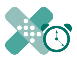 Sweat aids wound repair illustration