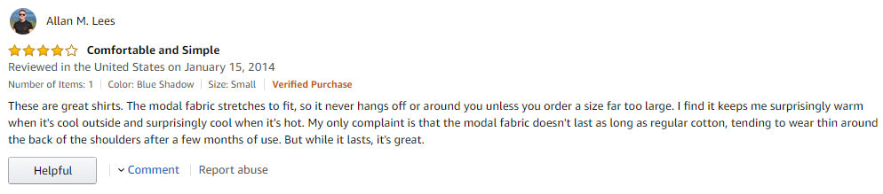 Calvin Klein customer review