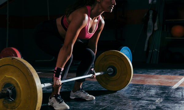 Fitness concept with woman working out